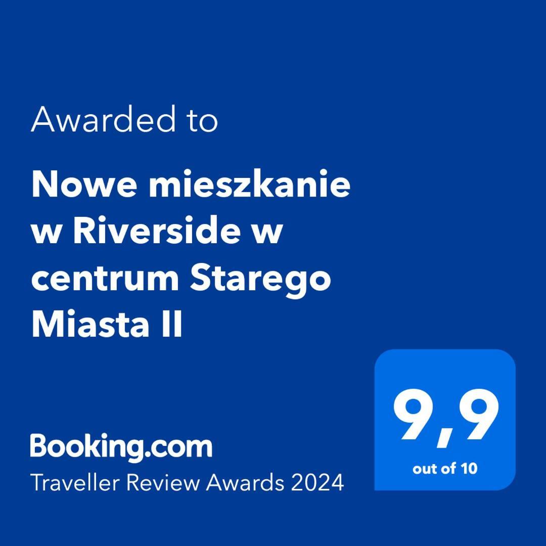 Nowe Mieszkanie W Riverside W Centrum Starego Miasta II Z Parkingiem Gdansk Exterior photo