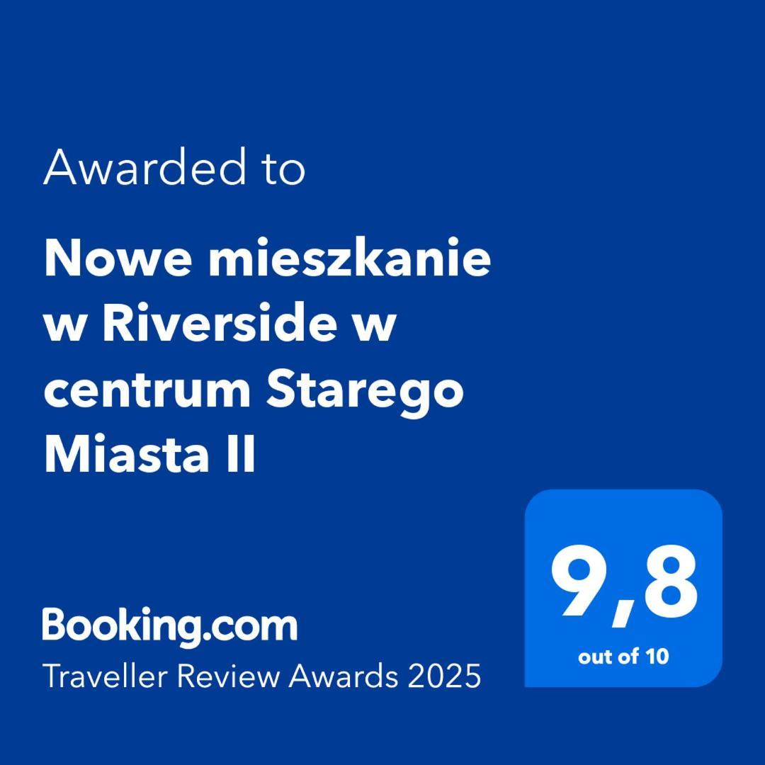 Nowe Mieszkanie W Riverside W Centrum Starego Miasta II Z Parkingiem Gdansk Exterior photo